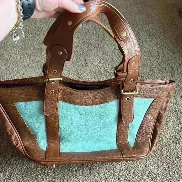 Vintage The Find by Lisa Roberts Buckle Shoulder Bag western - Picture 3 of 3